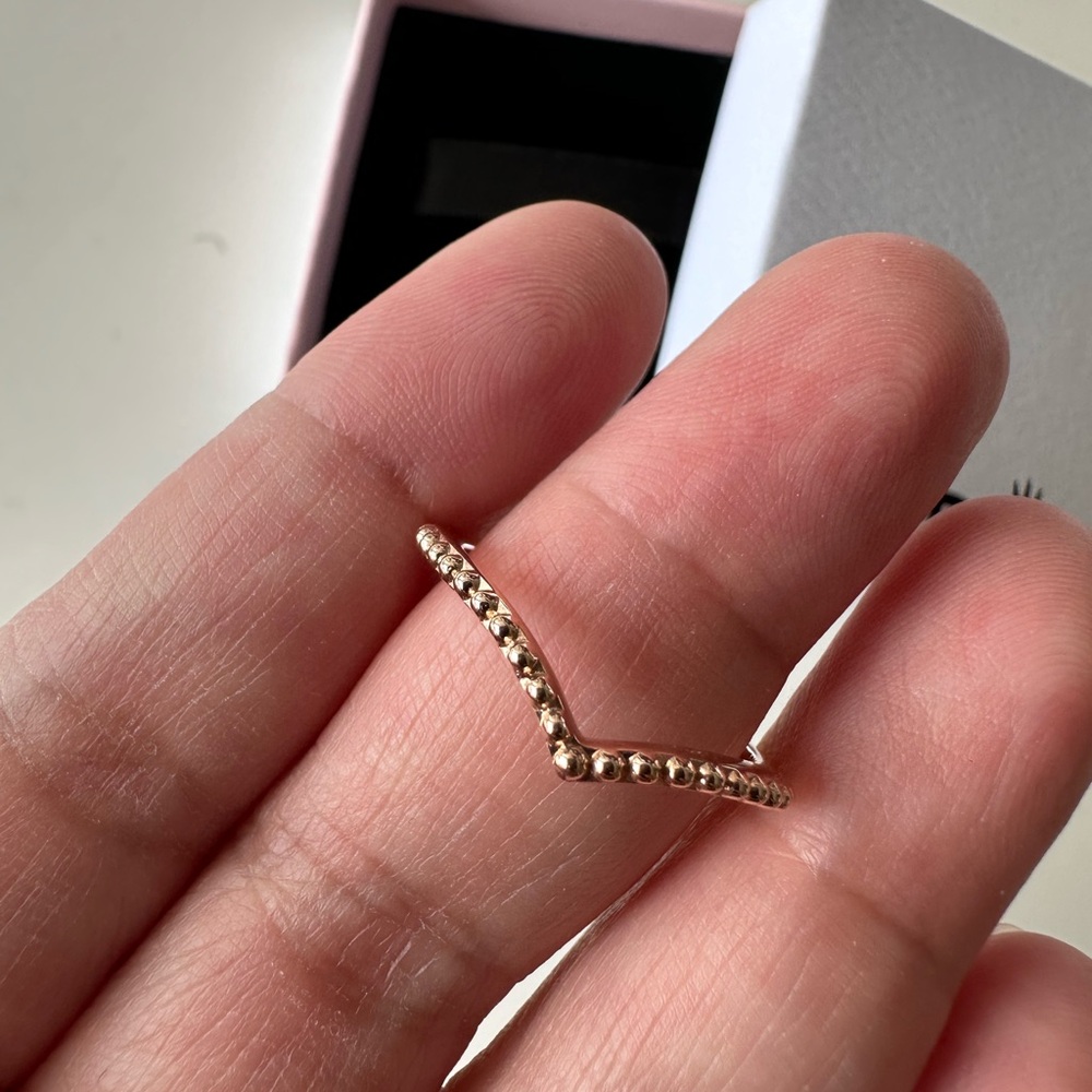 Pandora Beaded Wish Bone